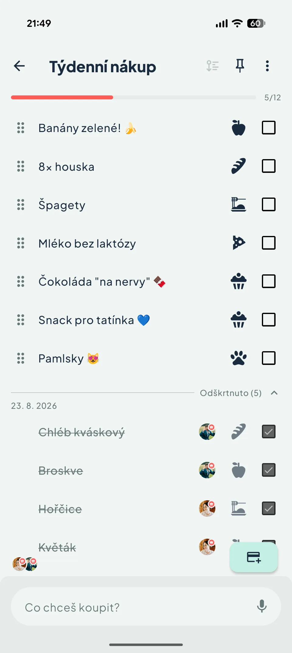 Rodly ve světlém režimu