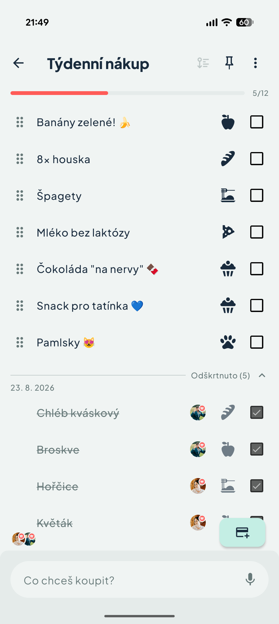 Rodly ve světlém režimu