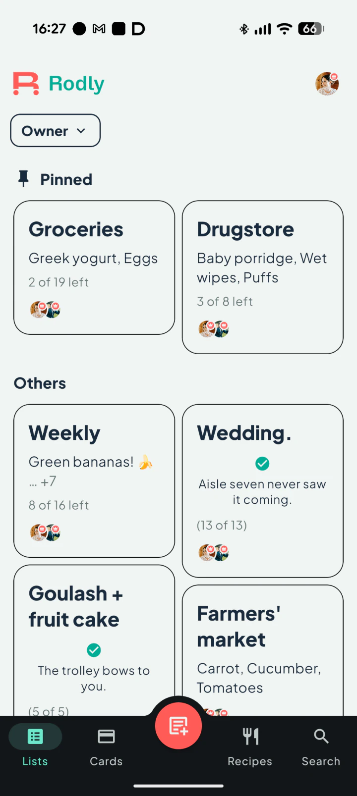 Shopping list